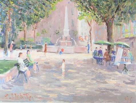 Paris Scene oil painting